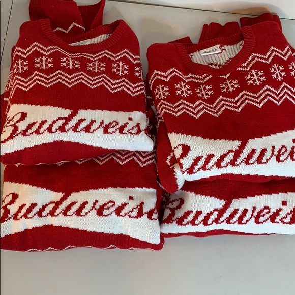 Budweiser Classic Ugly Christmas Sweater - Picture 11 of 12